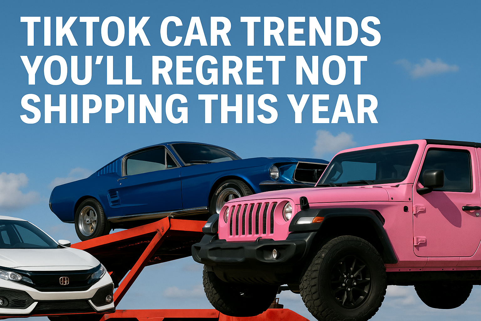 Unmissable TikTok Car Trends You’ll Regret Not Shipping This 2025