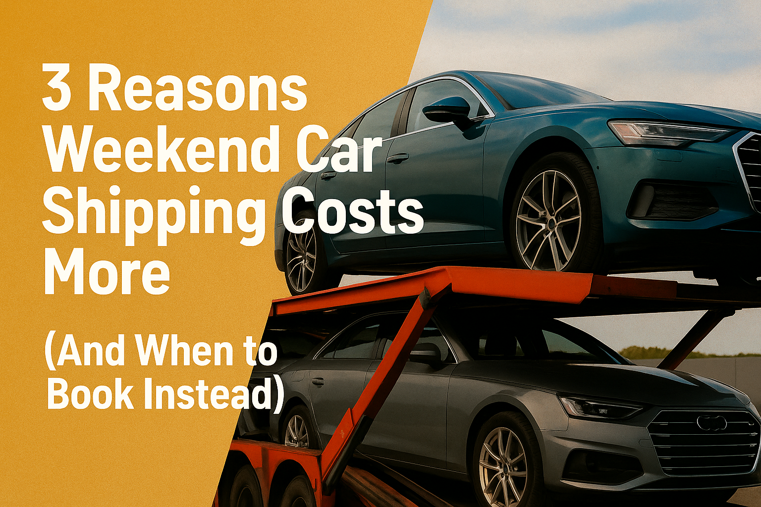 5 Surprising Reasons Weekend Car Shipping Costs You More