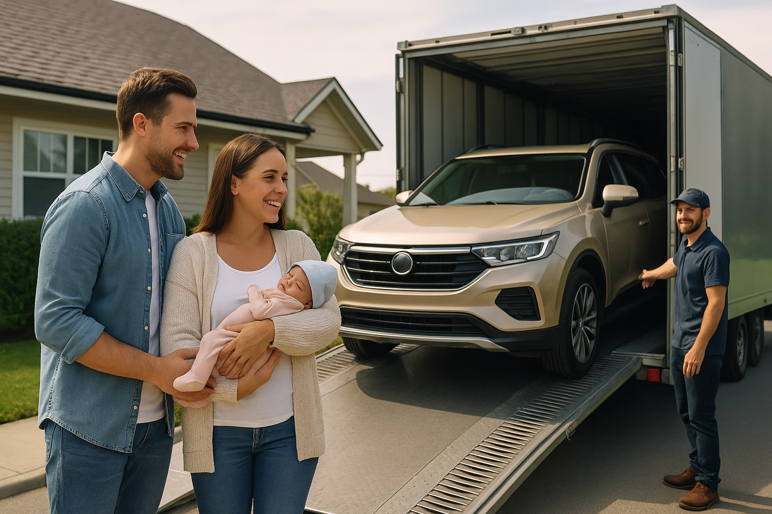 Door-to-Door Vehicle Moving: Making Life Easier for New Parents