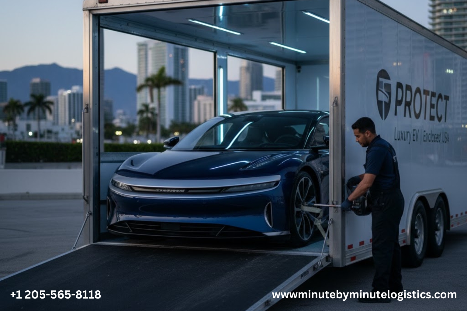 Protect Your EV on the Road: Enclosed Transport Services USA