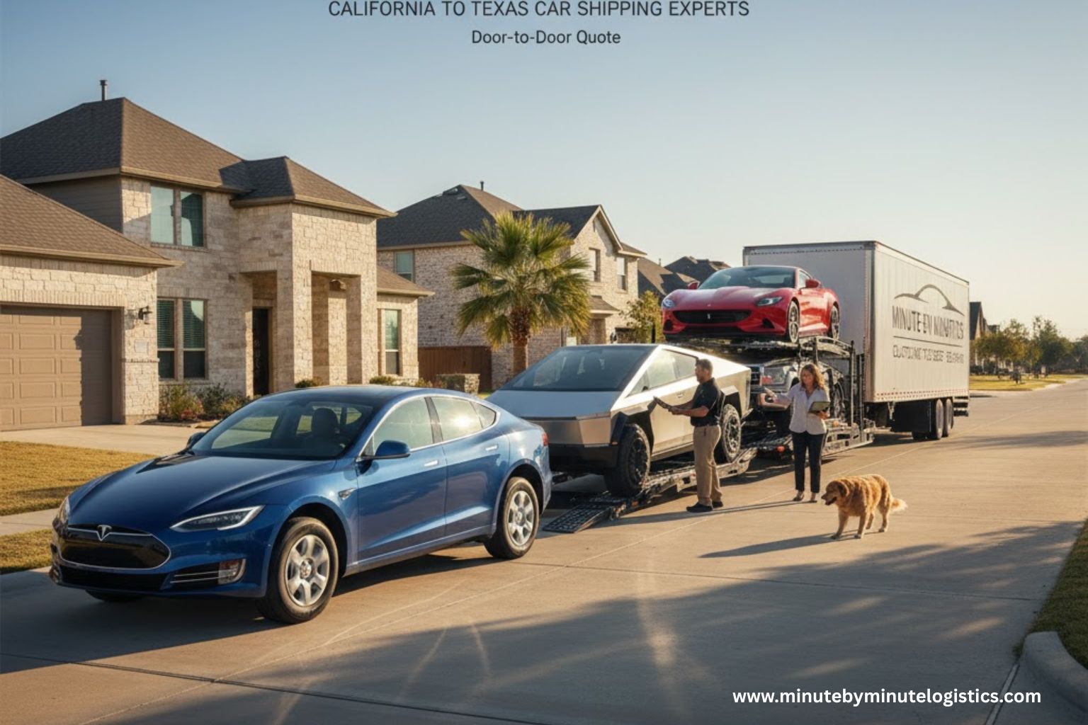 California to Texas Car Shipping Experts | Door-to-Door Quote