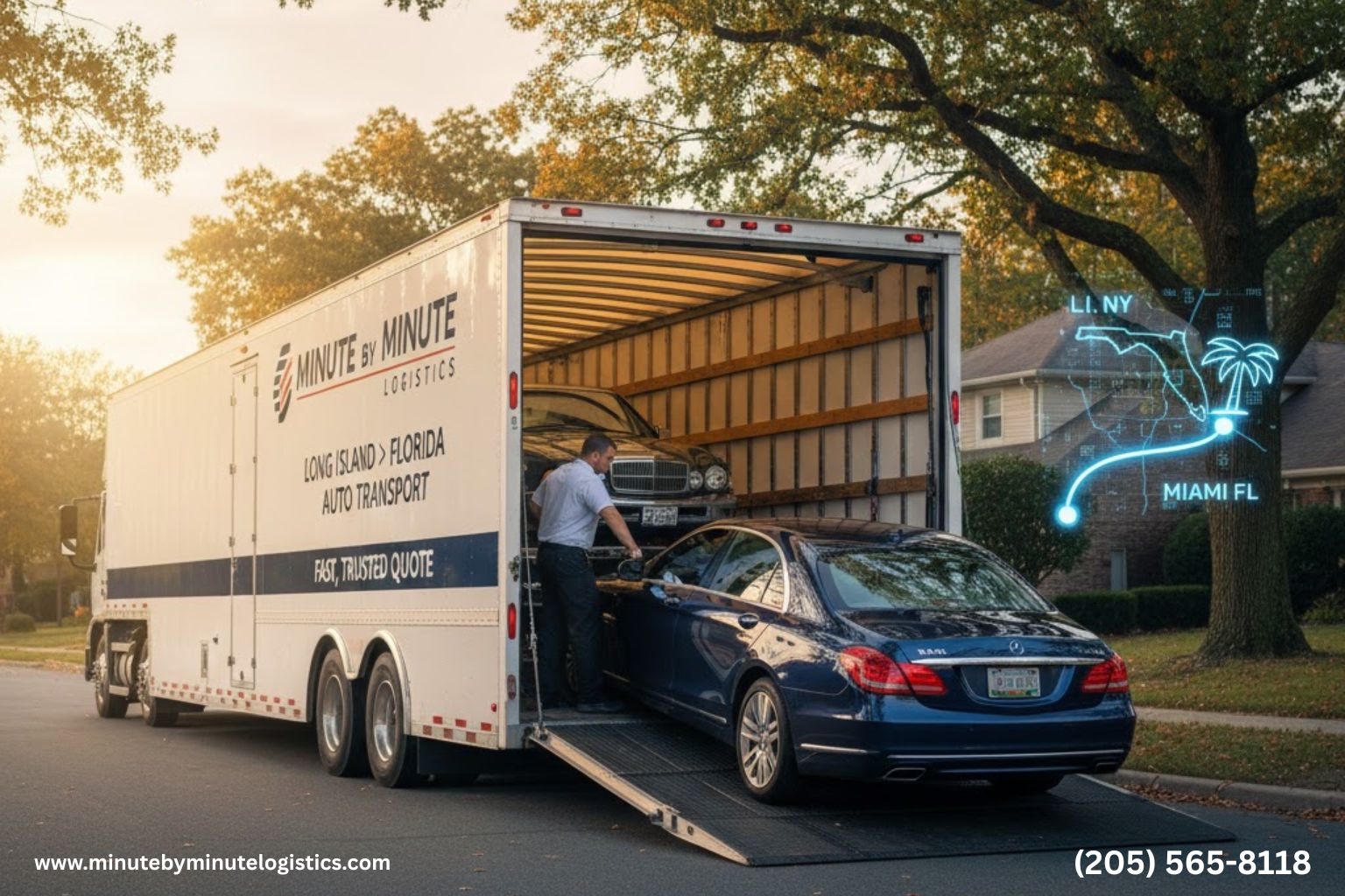 Long Island to Florida Auto Transport – Fast, Trusted Quote