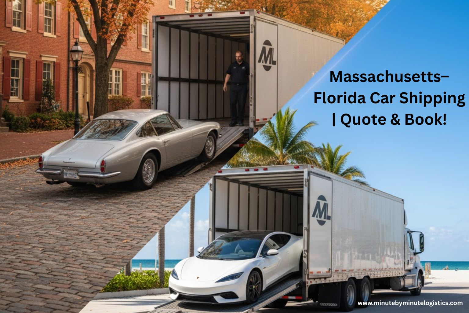 Massachusetts–Florida Car Shipping | Quote & Book!