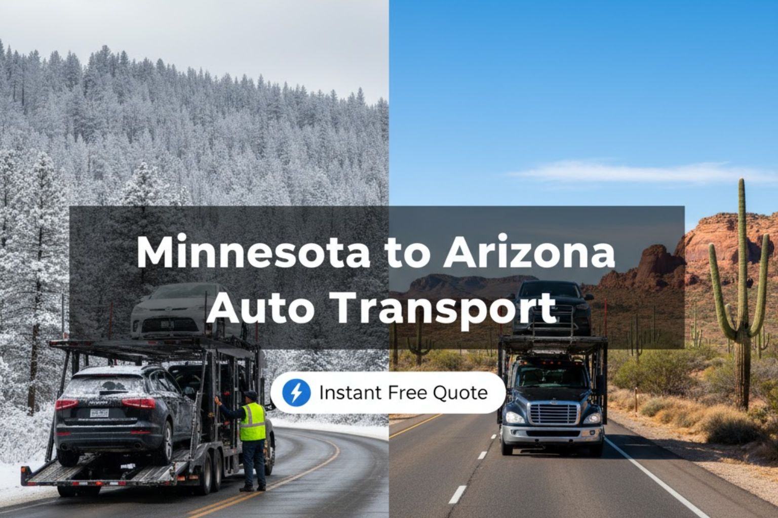 Minnesota to Arizona Auto Transport | Instant Free Quote